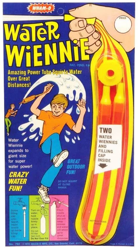 water weenie tube|water filled toys from 80s.